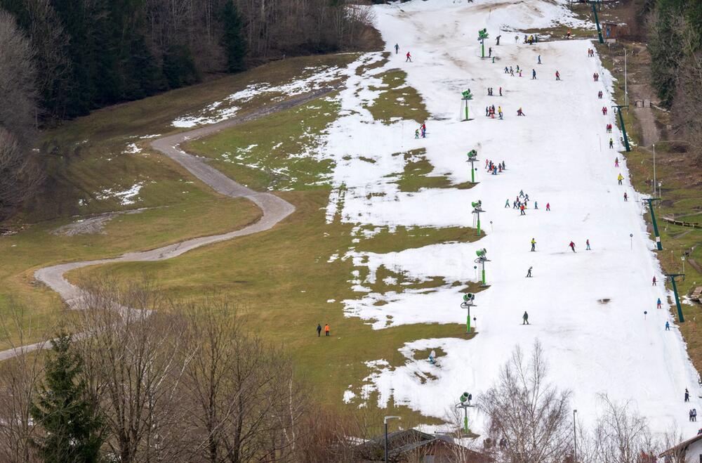 Schneesituation in Bayern