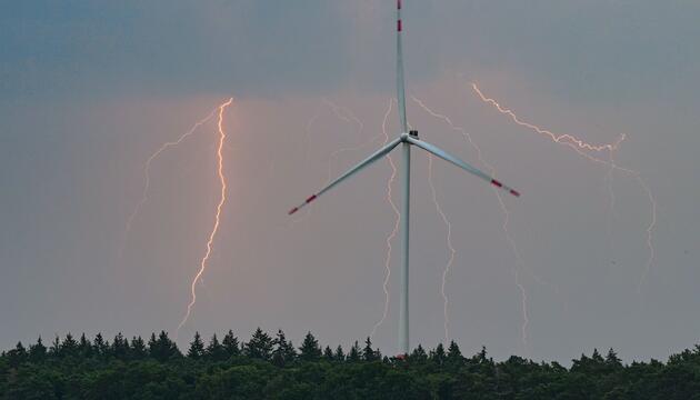 Gewitter über Berlin und Brandenburg