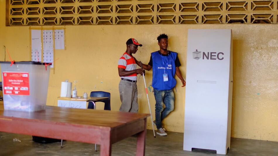 Stichwahl um das Präsidentenamt in Liberia