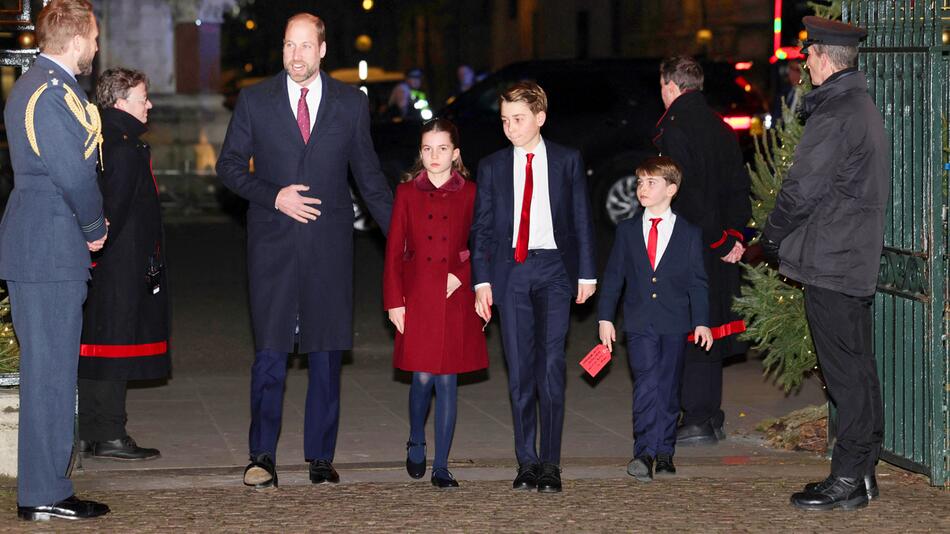 Prinz William, George, Louis und Prinzessin Charlotte