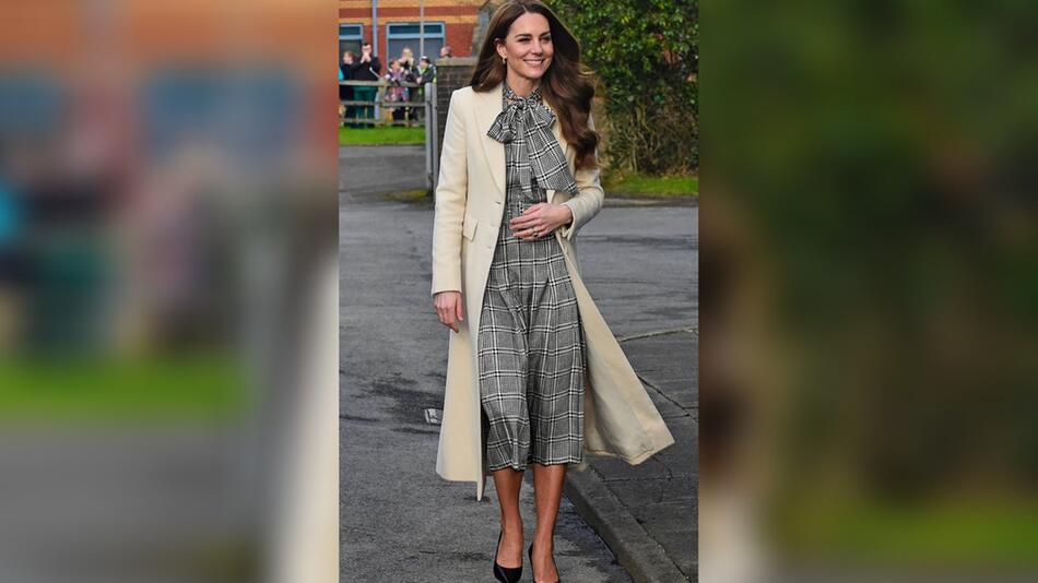 Prinzessin Kate: Dieses Kleid trägt sie gerne.