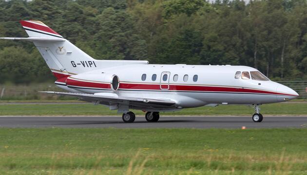 Das abgestürzte Flugzeug ist eine British Aerospace 125 (Symbolbild)