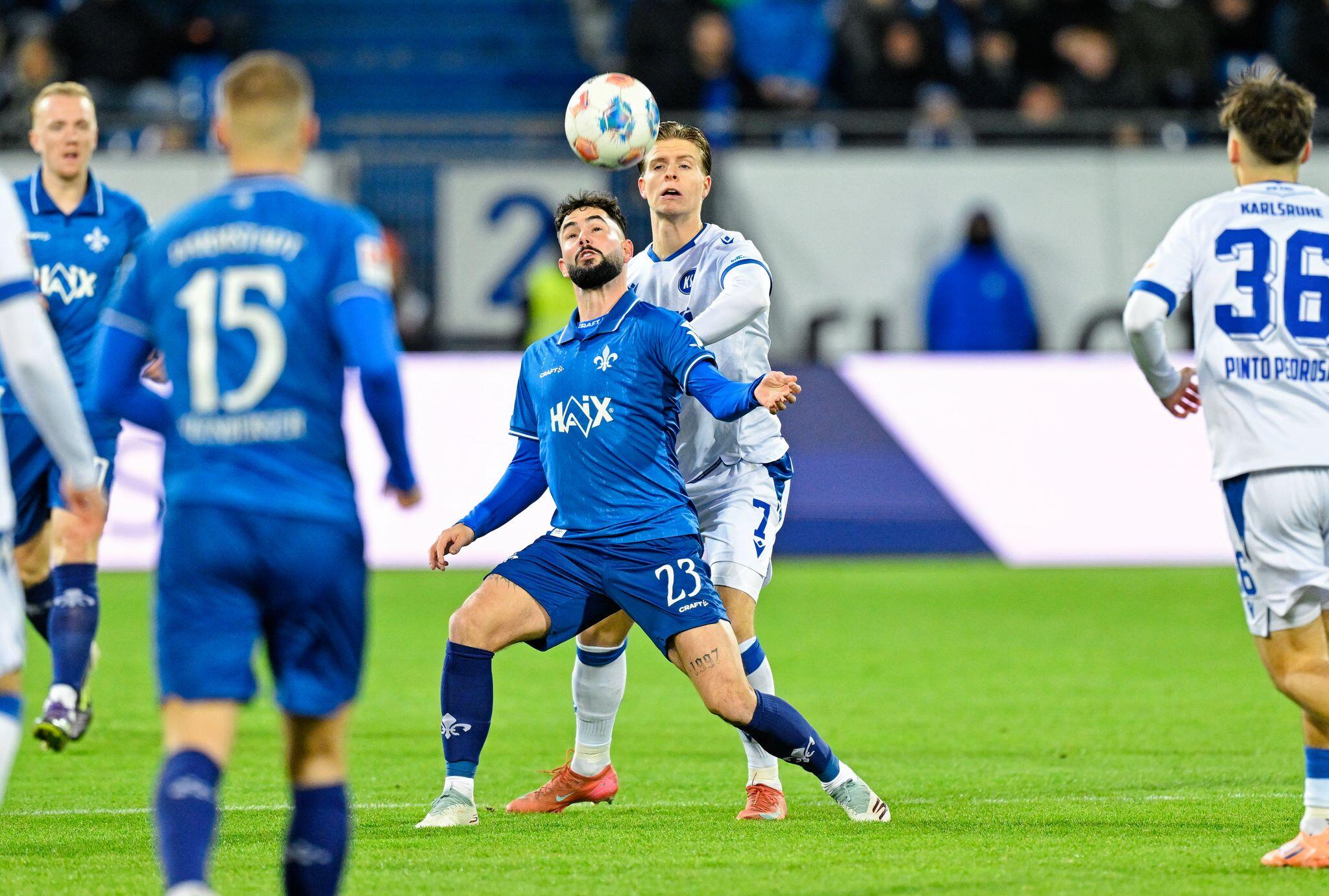 Image for Darmstadt 98 gegen den Karlsruher SC im Live-Ticker