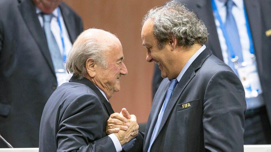 Joseph Blatter und Michel Platini