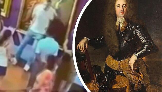 Selfie geht daneben: Mann reißt beim Posieren Loch in historisches Gemälde