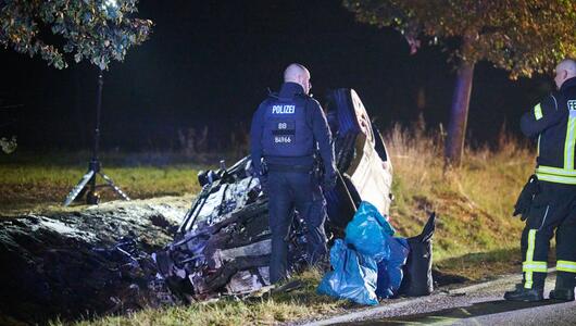 Tote bei Unfall auf Landesstraße in Brandenburg