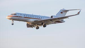 Eine Bombardier Global 5000 der Bundeswehr-Flugbereitschaft