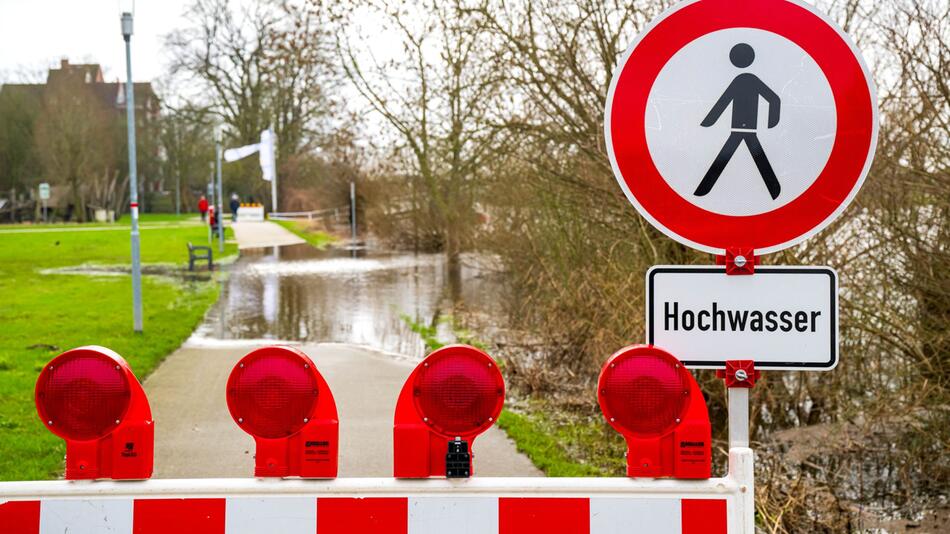 Hochwasser in Niedersachsen - Verden