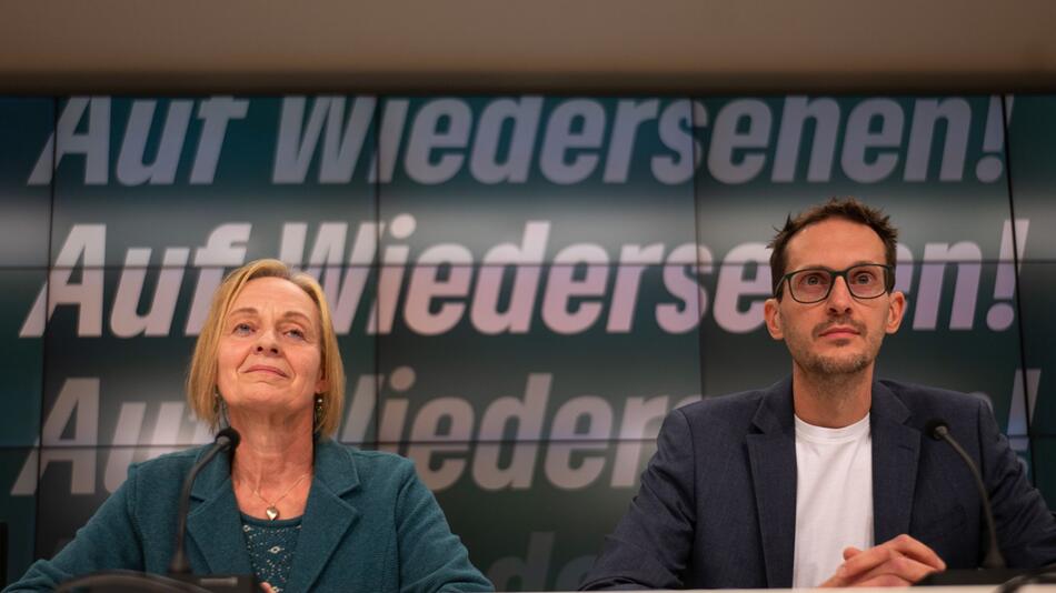 Letzte Grüne-Pressekonferenz Landtag Brandenburg