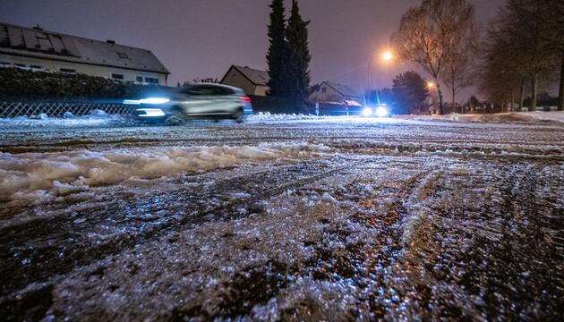 Eisregen in Bayern