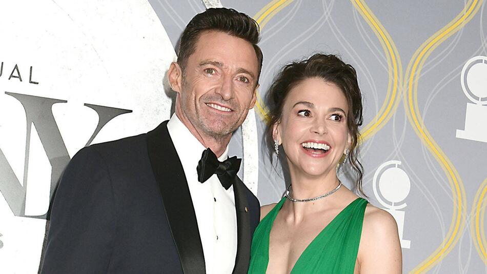 Schon bei den Tony Awards im Juni 2022 verstanden sich Hugh Jackman und Sutton Foster sichtlich gut.