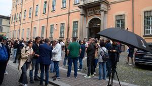 Anhörung bei der Staatsanwaltschaft in Pavia in Mordfall Poggi