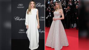 Angelina Jolie bezauberte in hellen Kleidern an der Croisette.