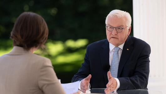 ZDF-Sommerinterview mit Bundespräsident Steinmeier
