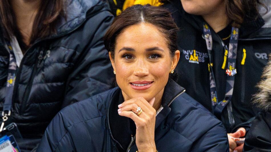 Herzogin Meghan freut sich auf die Zukunft.