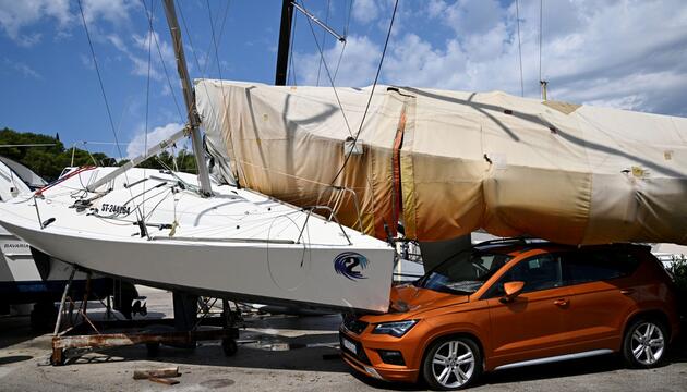 Unwetter in Kroatien