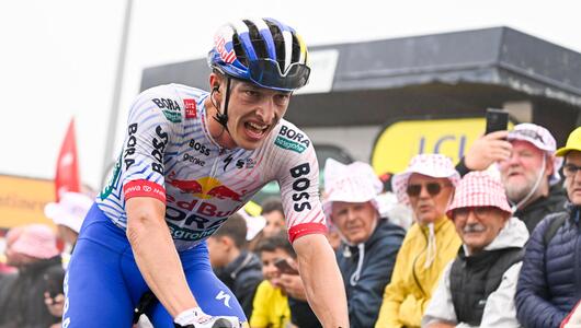 Florian Lipowitz wurde bei der 14. Etappe der Tour de France Fünfter