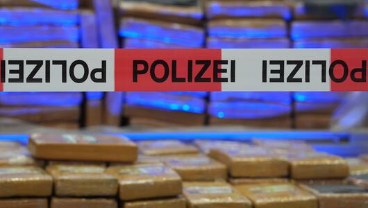 Polizei stellt 2,1 Tonnen Kokain sicher