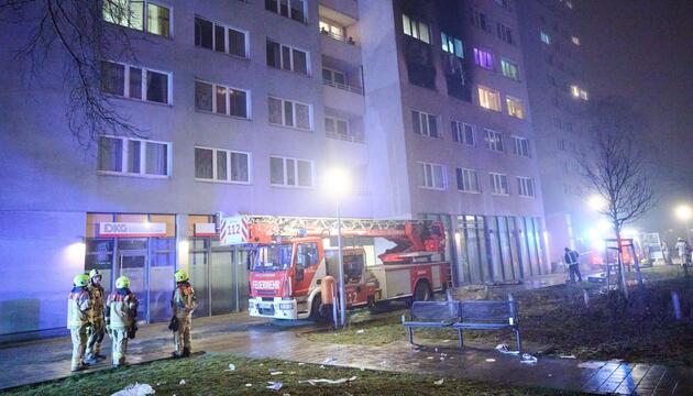 Hochhausbrand in Berlin