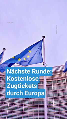"DiscoverEU": Mit dem Zug durch Europa