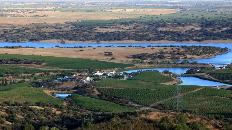 Der Alqueva-Stausee in Portugal