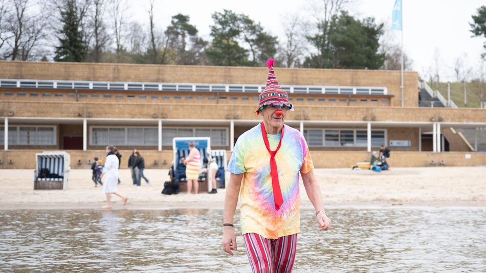 Anbaden im Strandbad Wannsee