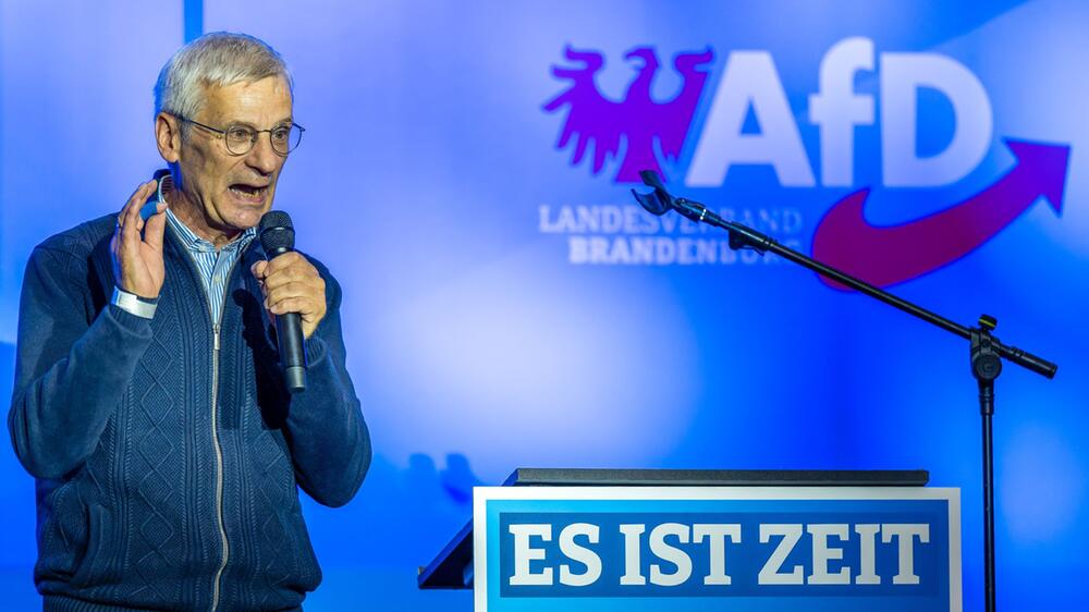 Brandenburgs AfD-Spitzenkandidat Hans-Christoph Berndt