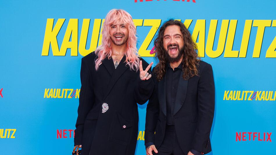 Bill und Tom Kaulitz bei ihrer Netflix Premiere