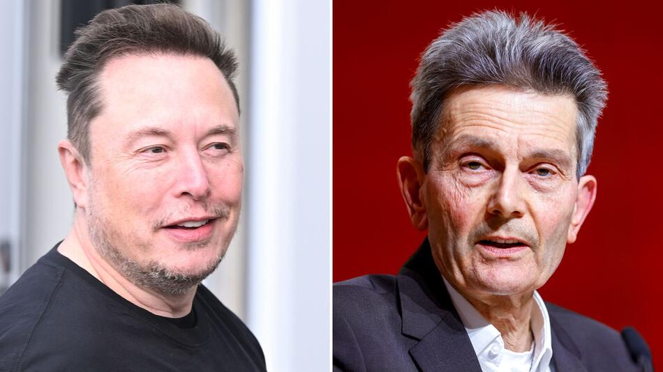 Elon Musk und Rolf Mützenich