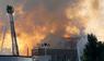 Feuer im früheren Operettenhaus in Dresden