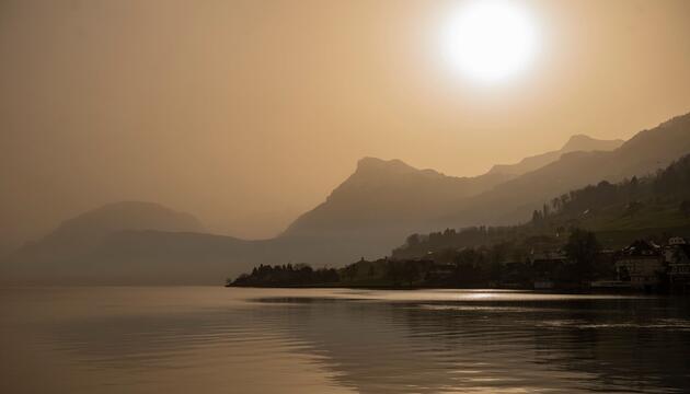 Saharastaub am Vierwaldstättersee