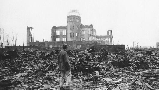 Hiroshima nach der Atombombe