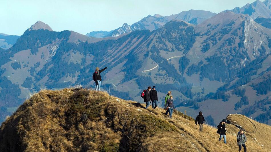 Das Wandergebiet Rochers-de-Naye