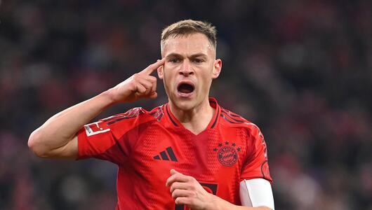 Kapitän und Torschütze: Joshua Kimmich gegen Leipzig