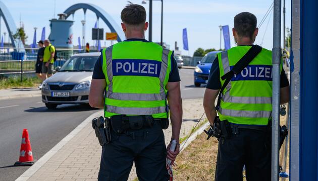 Kontrollen an der Grenze zu Polen