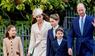 Prinz William und Prinzessin Kate mit ihren Kindern auf dem Weg zum Ostergottesdienst.