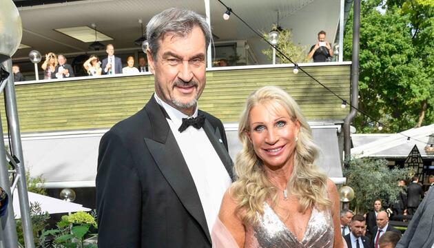 Markus Söder und seine Ehefrau Karin halten ihre Ehe meistens privat.