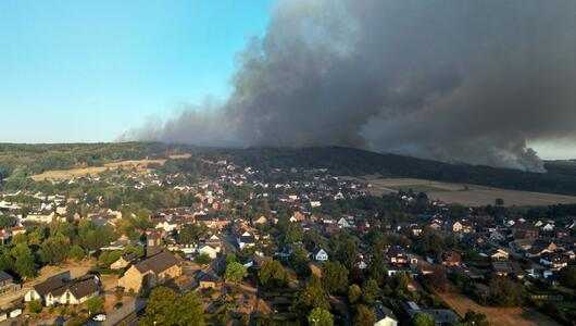 Waldbrand im Hürtgenwald