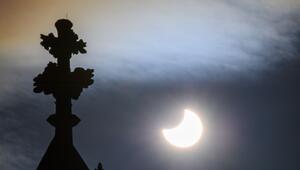 Partielle Sonnenfinsternis über Magdeburg