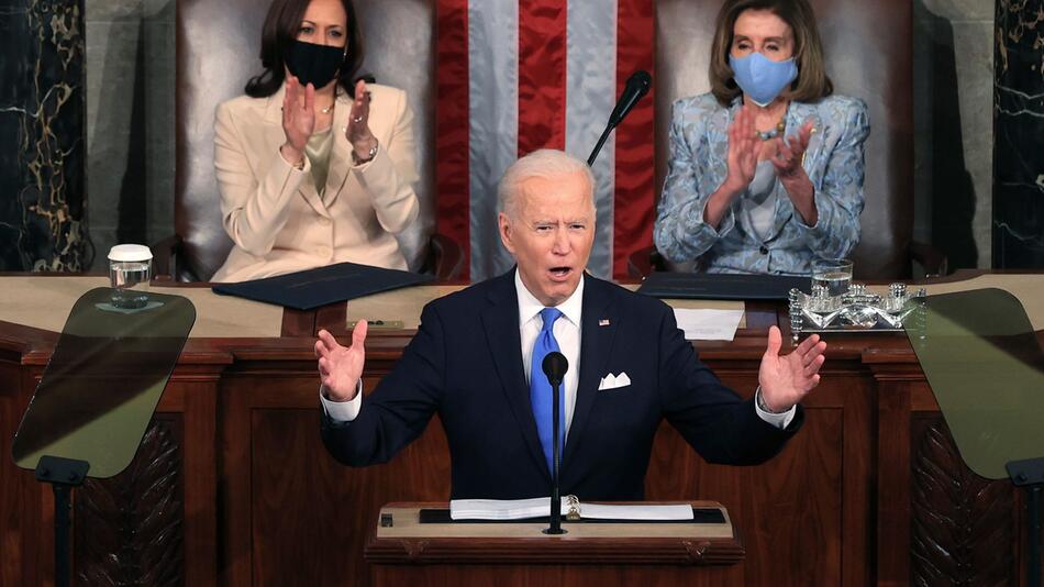 US-Präsident Joe Biden vor dem US-Kongress