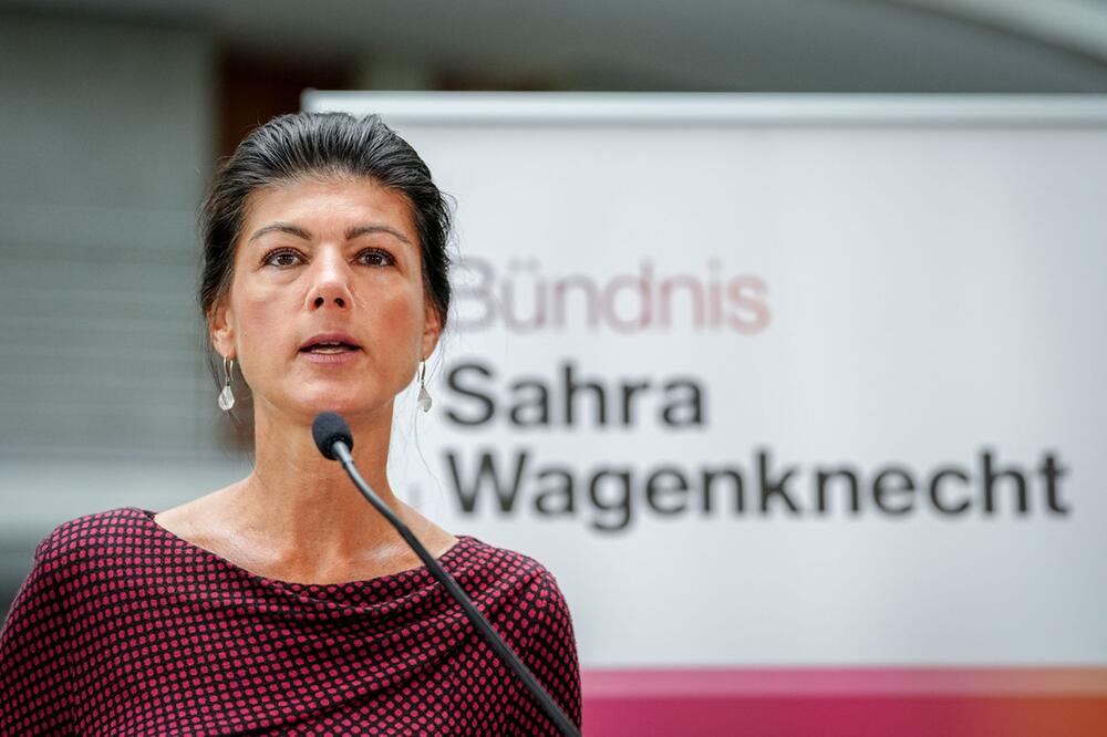 Sahra Wagenknecht vom Bündnis Sahra Wagenknecht