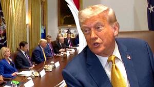 Goldener Prunk: Trump prahlt mit neu gestalteten Kabinettszimmer