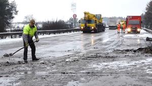 3 Sattelzüge verunglückt: A7 von Soltau bis Hamburg dicht