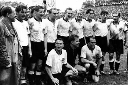 WM 1954, Bern, Schweiz, Deutschland, Ungarn, Endspiel, Finale, Bern, DFB, Weltmeister