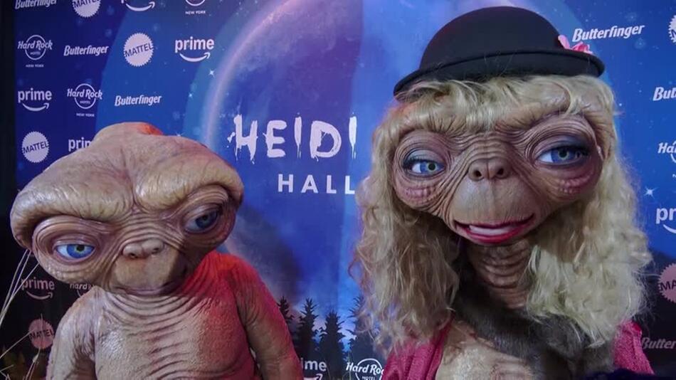 Klum und Kaulitz als E.T.