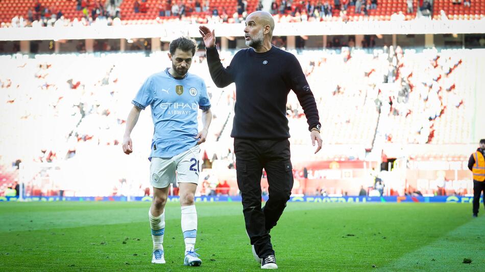 Pep Guardiola war nach dem Spiel geladen.