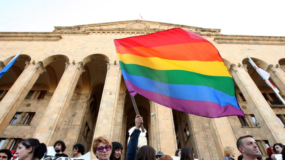 Protesttag gegen Homophobie in Tiflis