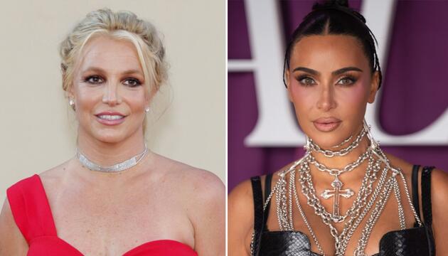 Britney Spears (li.) hatte eine gute Zeit mit Kim Kardashian.