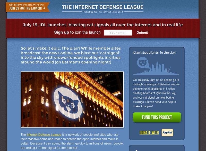 Webseite der IDL