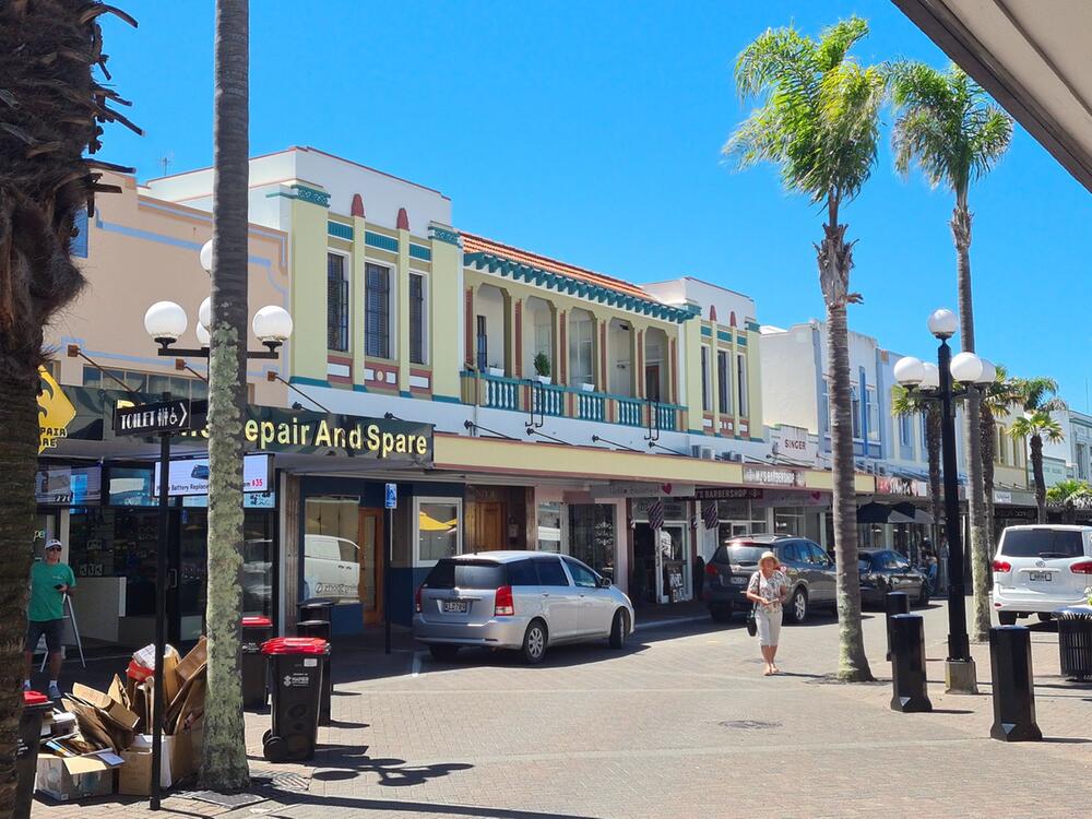 Straßenzug in Napier